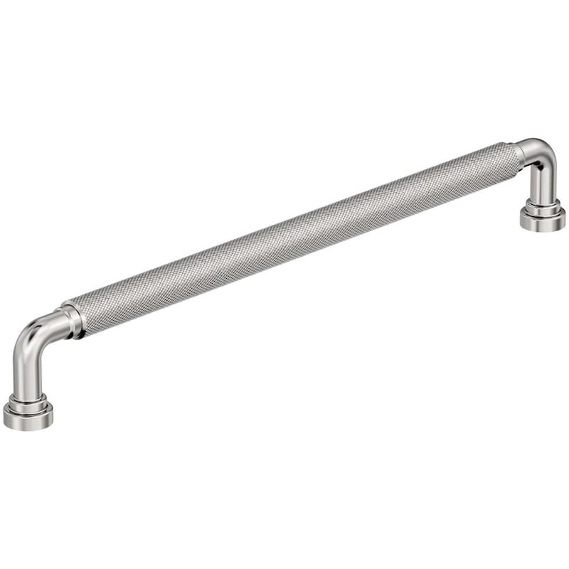 Amerock BP37687 Collet 10-1/16" Center to Center Knurled Handle - Polished Nickel