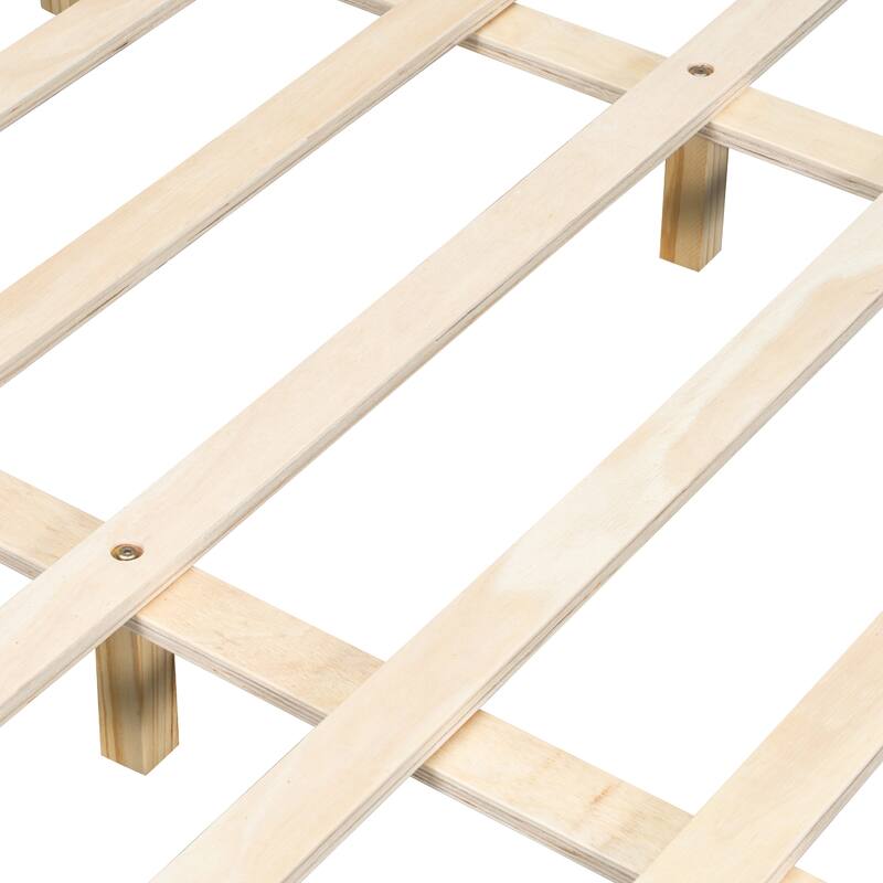 Christopher Knight Home - Arlette Modern Boucle Upholstered Bed Frame with Thick Wingback Headboard