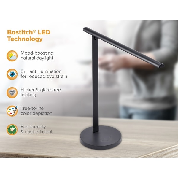 Led desk lamp with adjustable hot sale color temperature