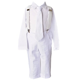 boys white linen outfit