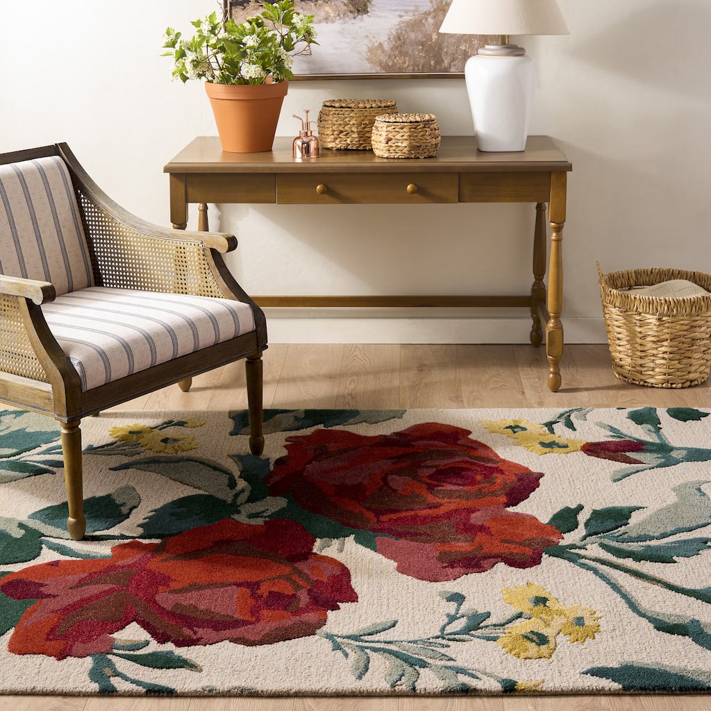 Martha Stewart by SAFAVIEH Rose Chintz Wool Rug