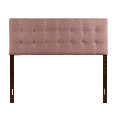 LYKE Home London Brown Button-tufted Queen Headboard
