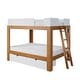 preview thumbnail 3 of 19, Mid-Century Modern Full over Full Bunk Bed with Storage Drawers