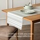 preview thumbnail 21 of 24, over&back Reversible Striped Table Runner - Waterproof - 90 inches - 18 x 90