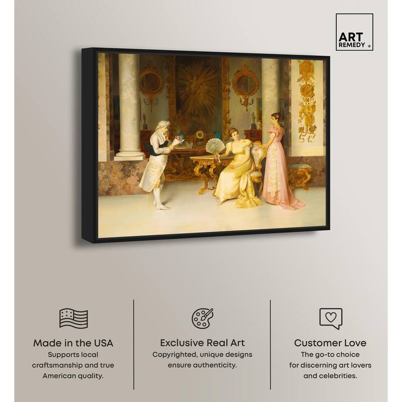 Bashful Suitor Canvas by Art Remedy