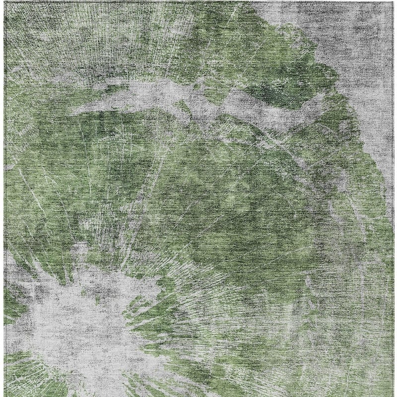 HomeRoots Abstract Transitional Rectangle Outdoor Rug