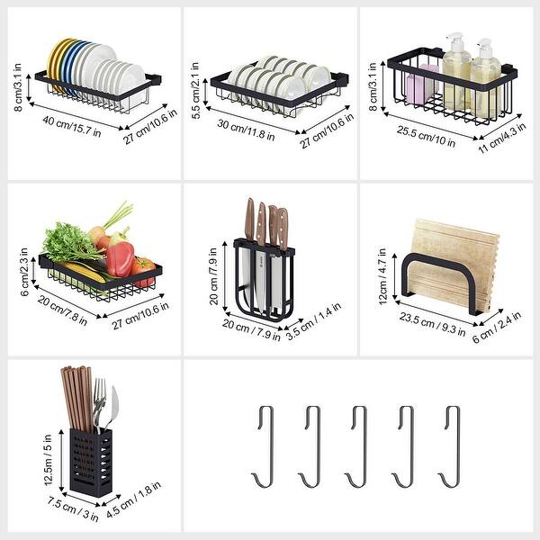 Shop Langria Dish Drying Rack Over Sink Stainless Steel Drainer