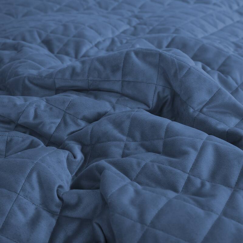 3-Piece Reversible Ultra Lighweight Coverlet Premium Microfiber Bedspread Quilt Set