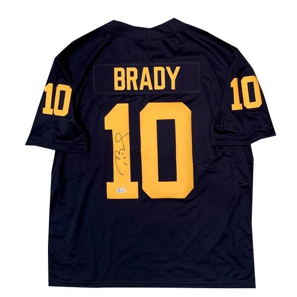 Shop Tom Brady Autographed Michigan Wolverines Signed Jordan Brand
