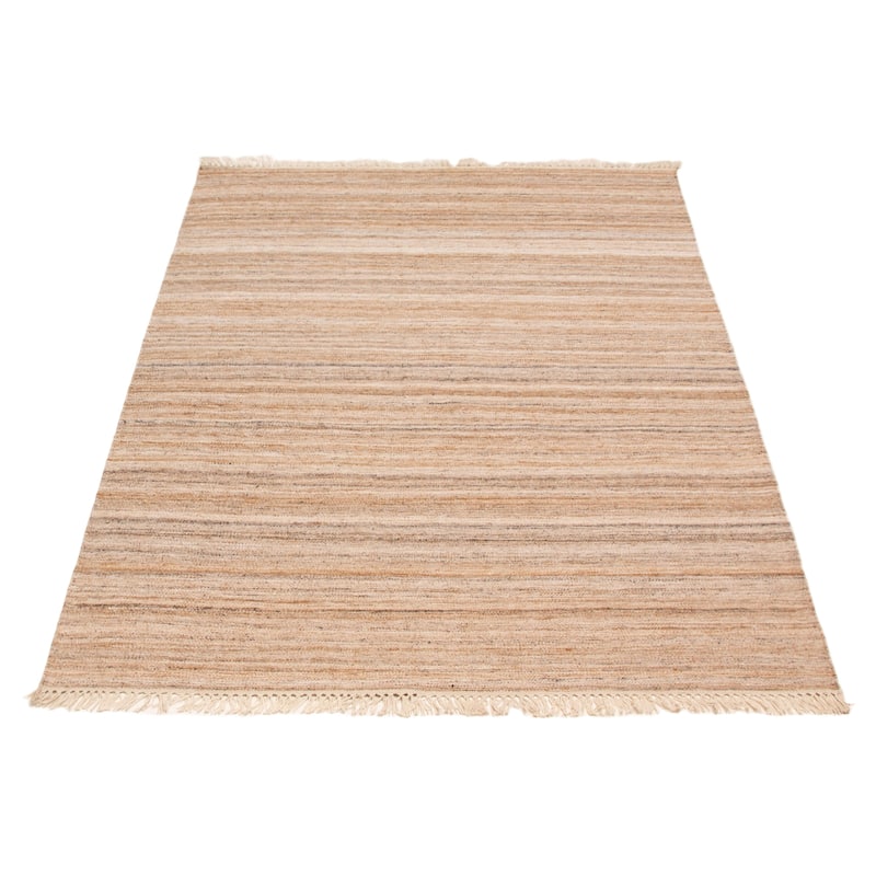 Boho Tan Kilim 5'4" x 7'6" - 5'4 x 7'6