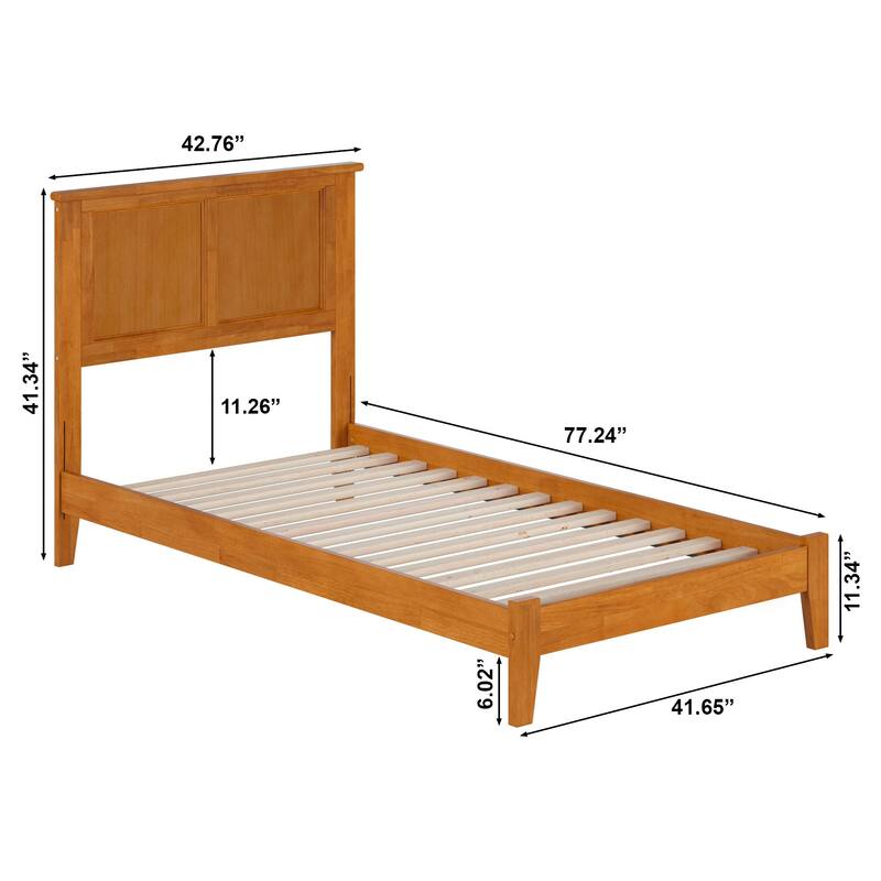 AFI, Madison Solid Wood Low Profile Platform Bed