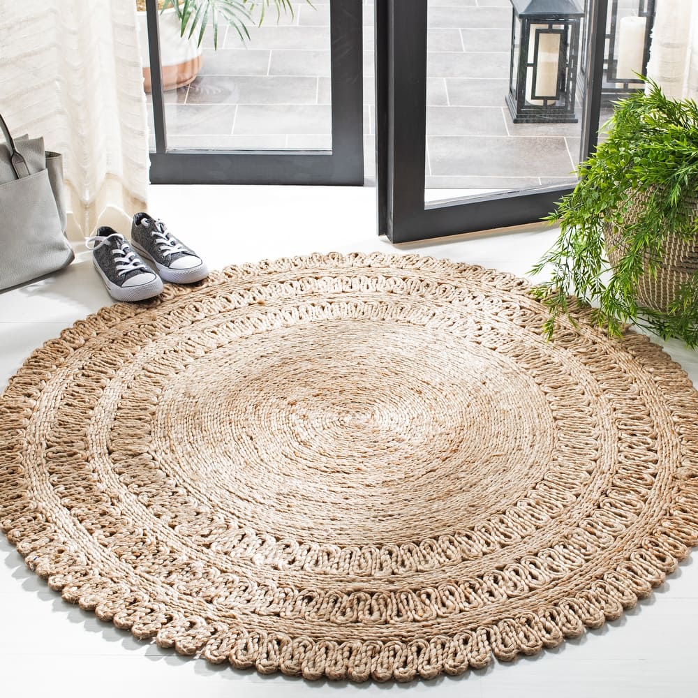 SAFAVIEH Handmade Natural Fiber Adalynn Farmhouse Rug