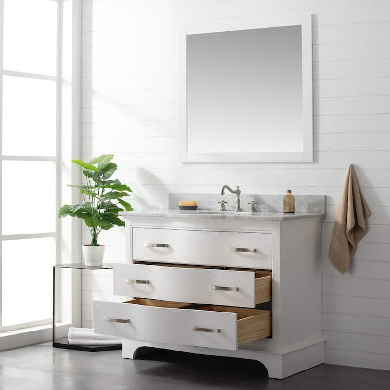 Sudio Design Monroe 42" Bathroom Vanity - 42" Single Sink