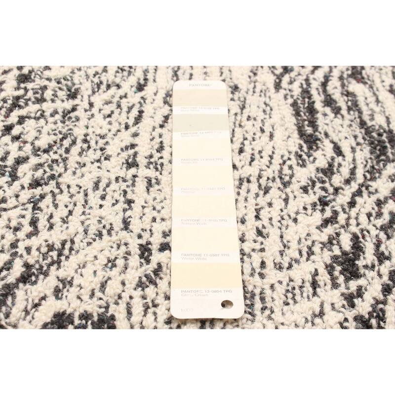 ECARPETGALLERY Hand Tufted Timeless Cream Wool Rug - 5'3 x 7'7