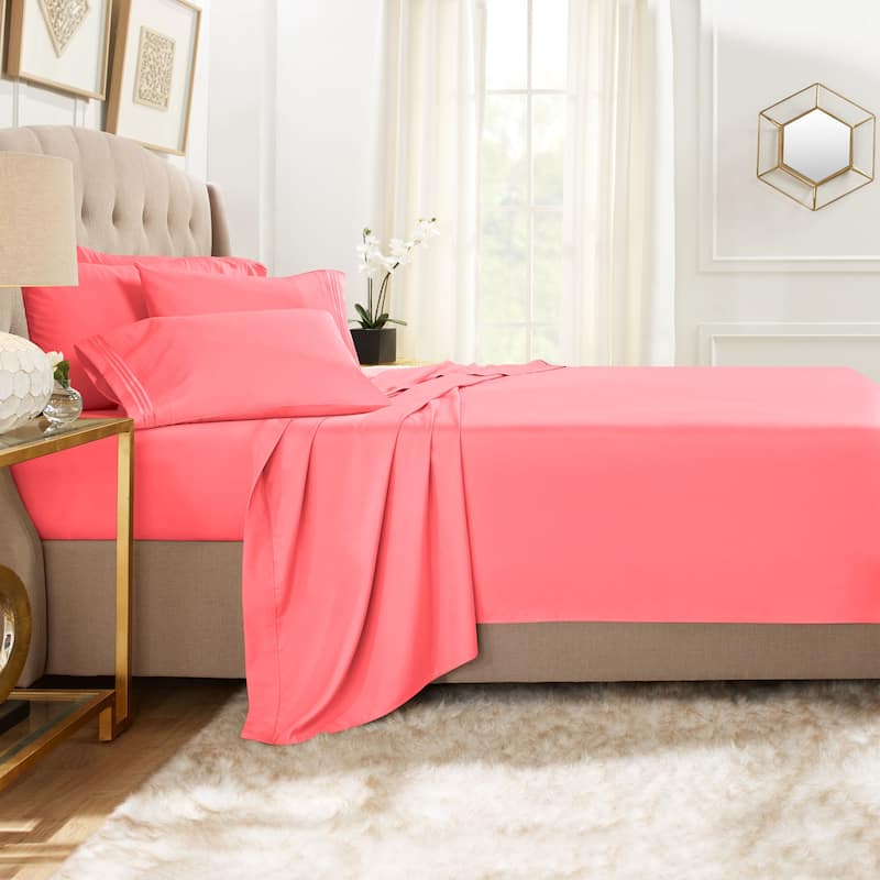 Empyrean Hotel Luxury 6 Piece Sheet Set - Super Soft Bedding Sheets & Pillowcases