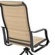 preview thumbnail 12 of 21, PATIO FESTIVAL Outdoor Swivel Metal Dining Chair (2-Pack)