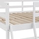 preview thumbnail 37 of 60, Traditional Wood Slat Loft Bed with Integrated Desk & Ladder