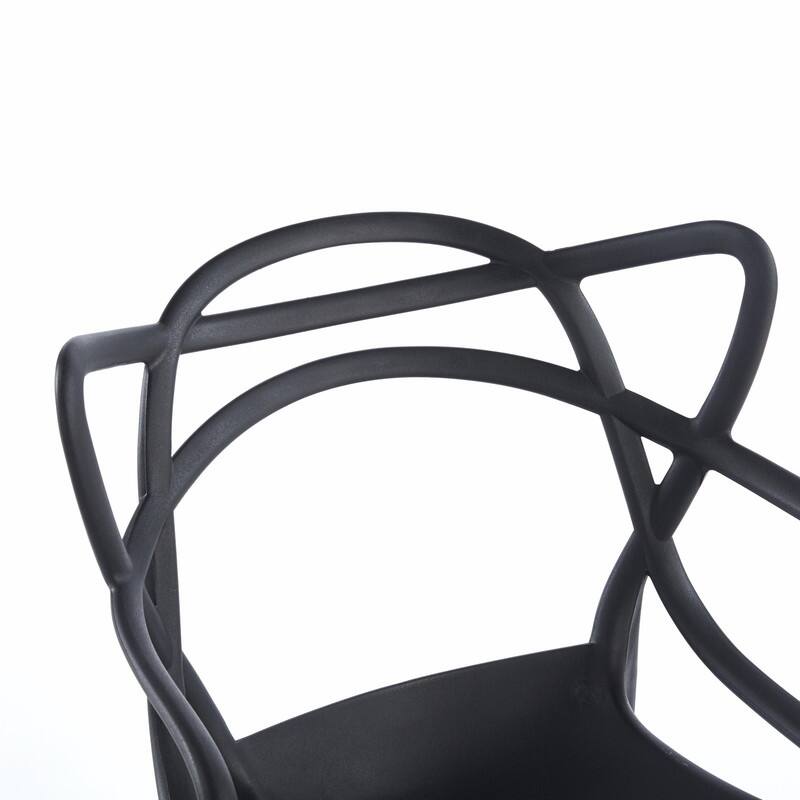 Modern Accent Chair with Clear Shell and Metal Legs, Versatile Dining or Desk Chair