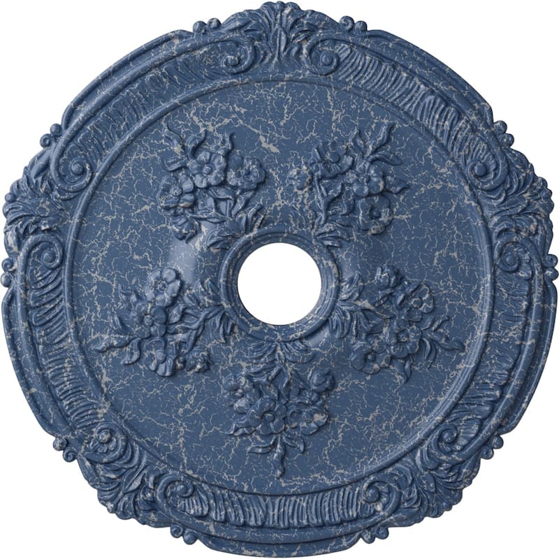 26"OD x 3 3/4"ID x 1 1/2"P Attica with Rose Ceiling Medallion