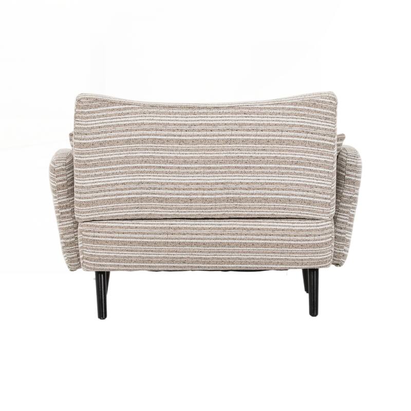 Modern style two-seater sofa with ultra-comfortable armrests, armrest pillows