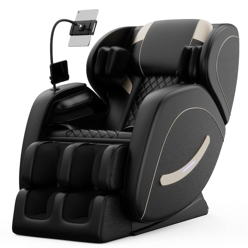 Zero Gravity Massage Recliner with Full Body Air Massage & Bluetooth - Black