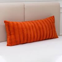 Buy Orange Faux Fur Throw Pillows Online At Overstock Our Best Decorative Accessories Deals