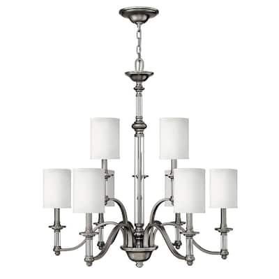 Hinkley Lighting Sussex 9 Light 2 Tier Chandelier
