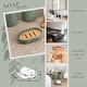 preview thumbnail 3 of 59, Chic Polyresin Soap Dish with Draining Bamboo Insert - 5 L x 3.4 W x 1 H