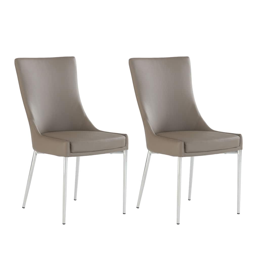 Somette Patty Designer Seat Dining Chair, Set of 2