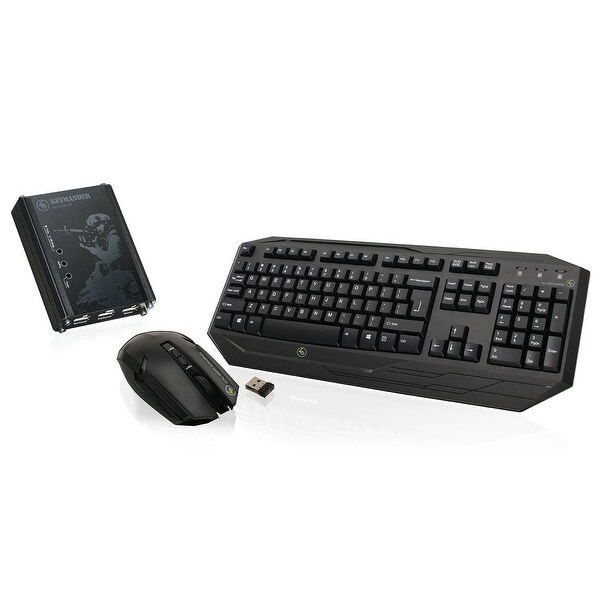 Iogear Keymander Keyboard And Mouse Adapter Kit For Ps4, Ps3, Xbox One And Xbox 360 With Wireless Keyboard And Mouse, Ge
