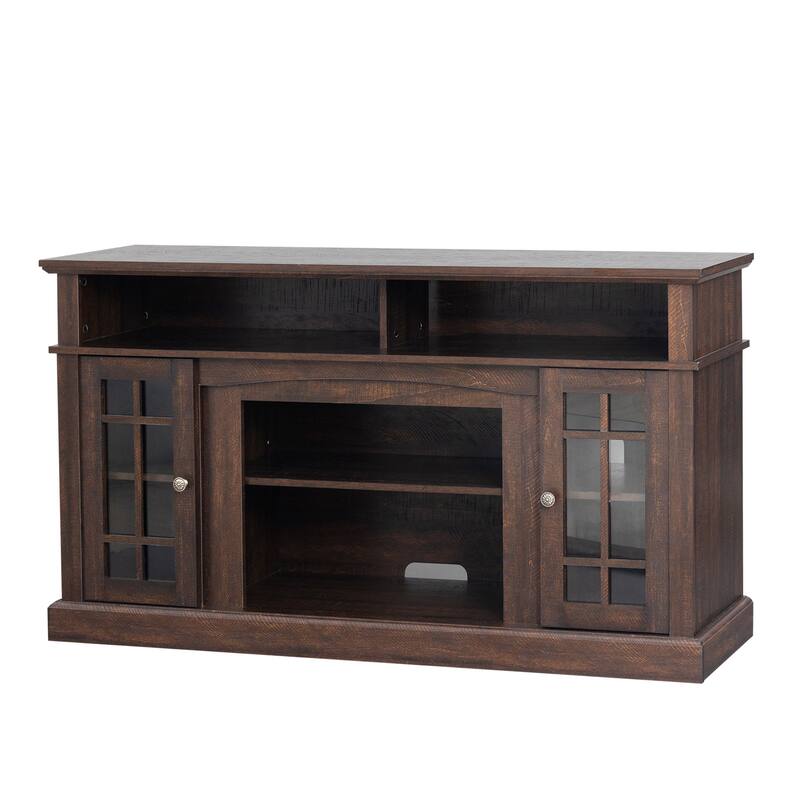 American Design 58.07" Fireplace TV Stand with 23-inch Electric Fireplace for TVs Up to 65"