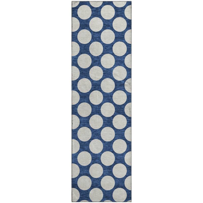Premium Washable Super Soft Modern Polka Dots Mayfield Rug