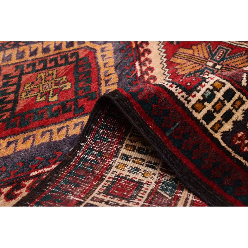 ECARPETGALLERY Hand-knotted Konya Anatolian Red Wool Rug - 3'3 x 7'10