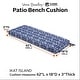 preview thumbnail 22 of 22, Vera Bradley by Classic Accessories Water-Resistant Patio Bench Cushion