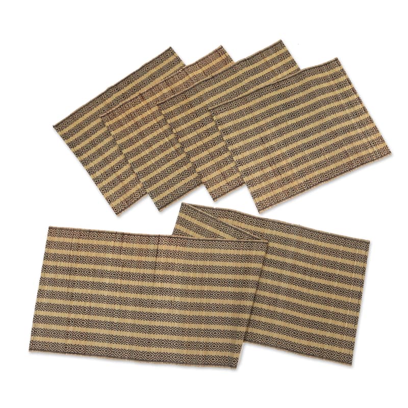 Novica Handmade Songket Bali Cotton Blend Table Runner And Placemats (Set Of 5)
