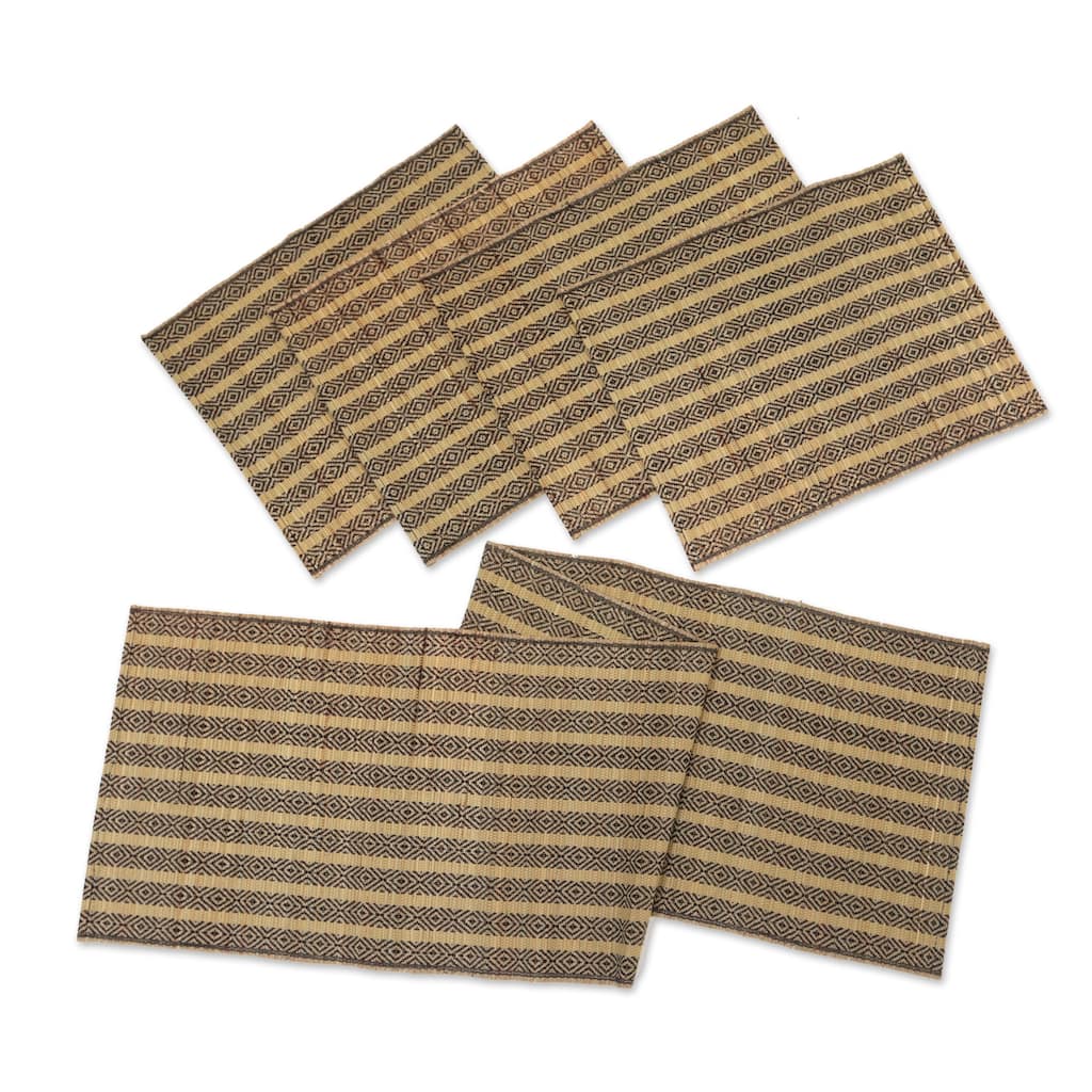 Novica Handmade Songket Bali Cotton Blend Table Runner And Placemats (Set Of 5)