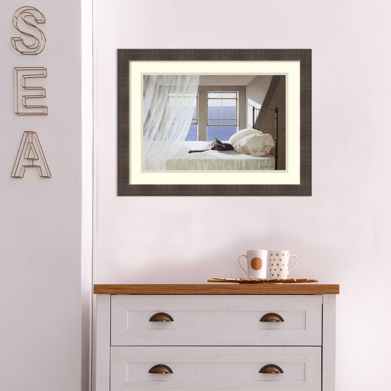 Framed Art Print 'Nap Time' by Zhen-Huan Lu 25 x 19-inch