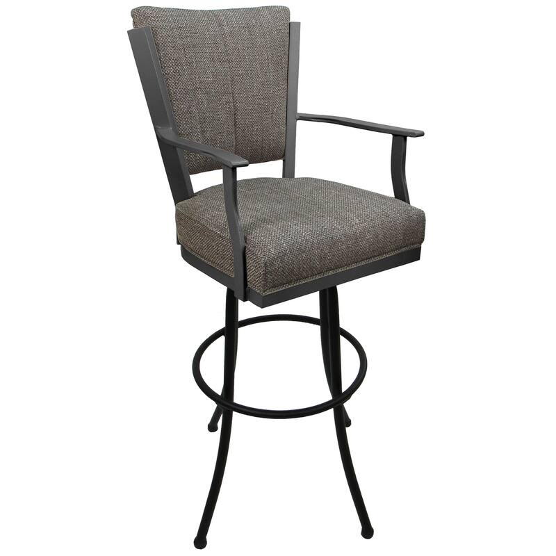 Swivel Extra Tall 34" (35") Metal Bar Stool Montana on Noam Base - 34" Seat