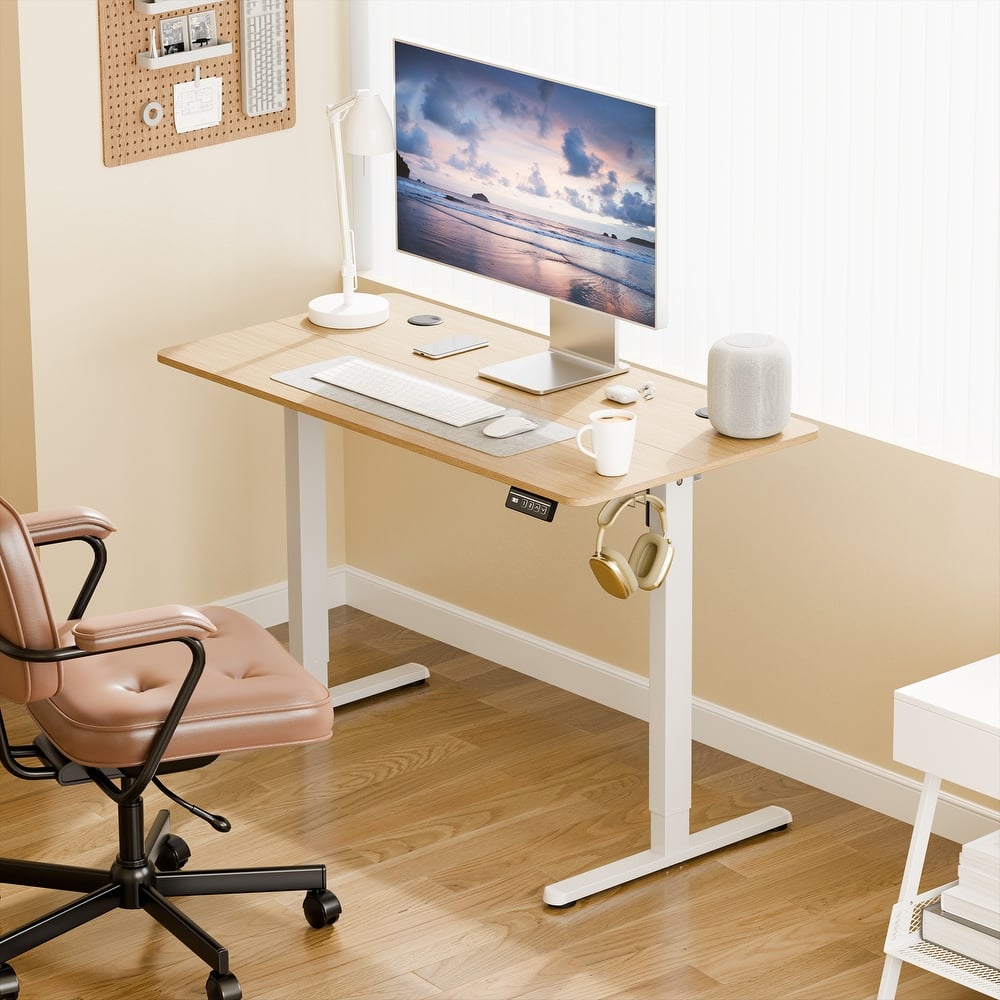 Electric Standing Desk, Height Adjustable Desk with LED Display