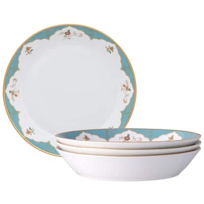 Lodi's Morning Set of 4 Coupe Dinner Bowls, 9-3/4", 43 oz.
