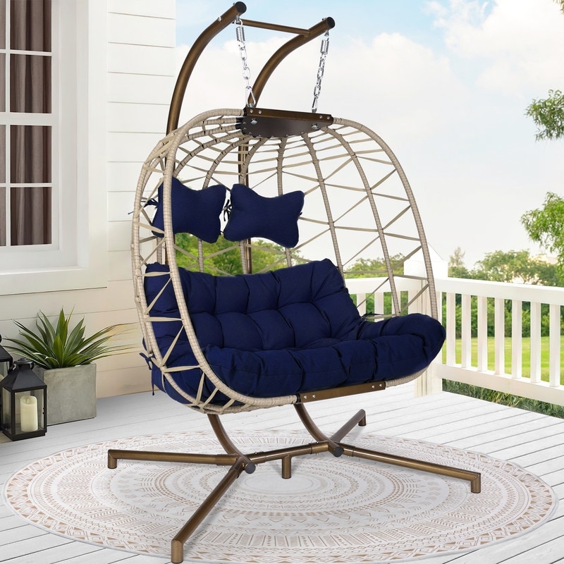 Blue Top Rated Outdoor Hanging Chairs - Bed Bath & Beyond