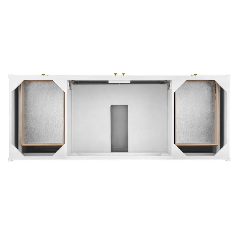 James Martin Vanities Chicago 60" Single Vanity, Glossy White