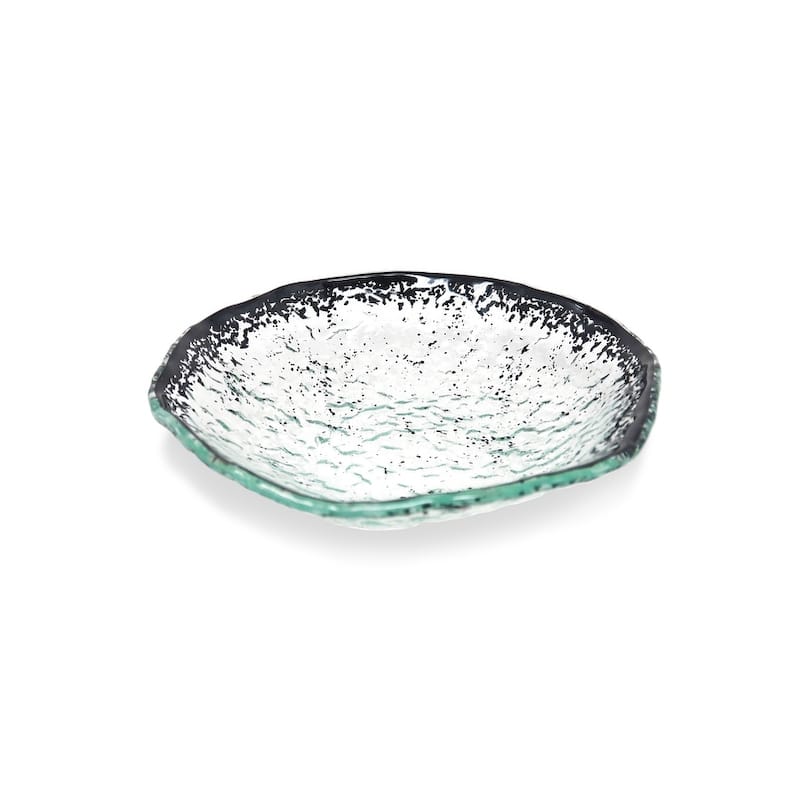 Salad Bowl With Scattered Black Design