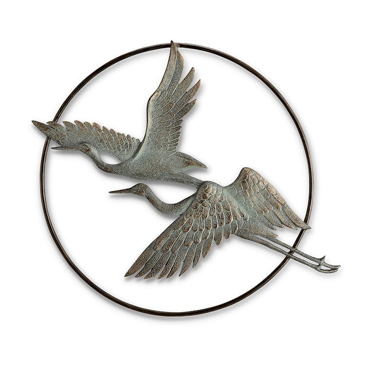 Spi Herons In Flight Garden Wall H