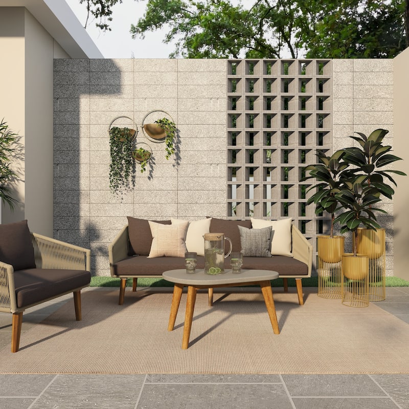 Gold Metal Deep Recessed Dome Indoor Outdoor Planter with Elevated Caged Stand (Set of 3)