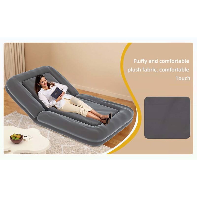 Sleek Modern Design Folding Sofa Chair with 5 Adjustable Positions for Gaming,Meditation,and Relaxation