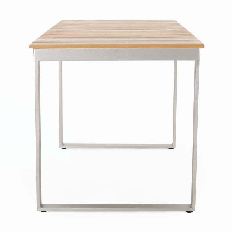 Dining Table, Silver and Natural