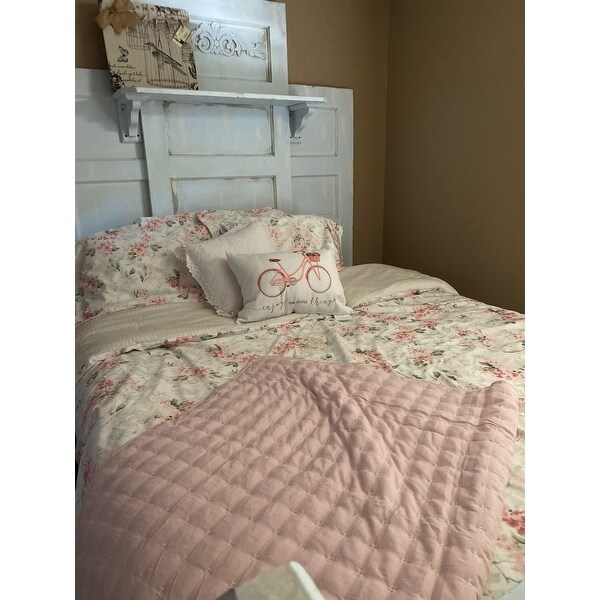 Top Product Reviews for Laura Ashley Wisteria Pink Comforter Set - 29030425  - Overstock