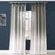 preview thumbnail 8 of 62, Exclusive Fabrics Ombre Faux Linen Light Filtering Curtains (1 Panel) - Lightweight Elegance, Natural Light Enhancement