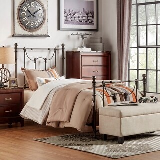 Bellevista Black Victorian Iron Metal Bed